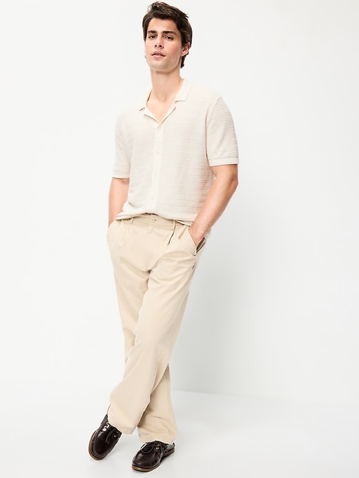 Image number 1 showing, Short-Sleeve Sweater Shirt