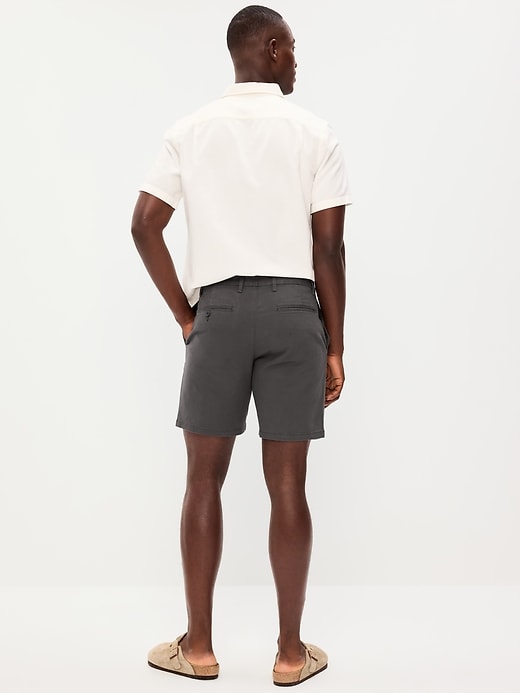Image number 3 showing, Slim Built-In Flex Rotation Chino Shorts -- 8-inch inseam