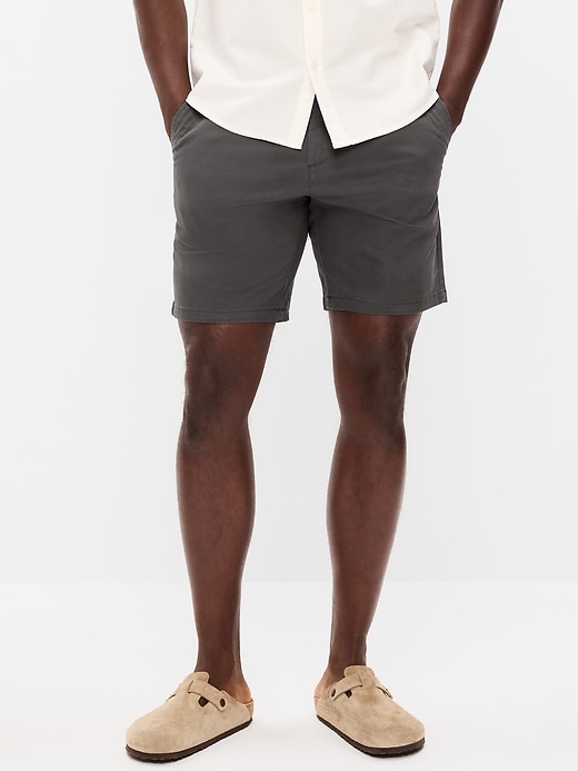 Image number 2 showing, Slim Built-In Flex Rotation Chino Shorts -- 8-inch inseam