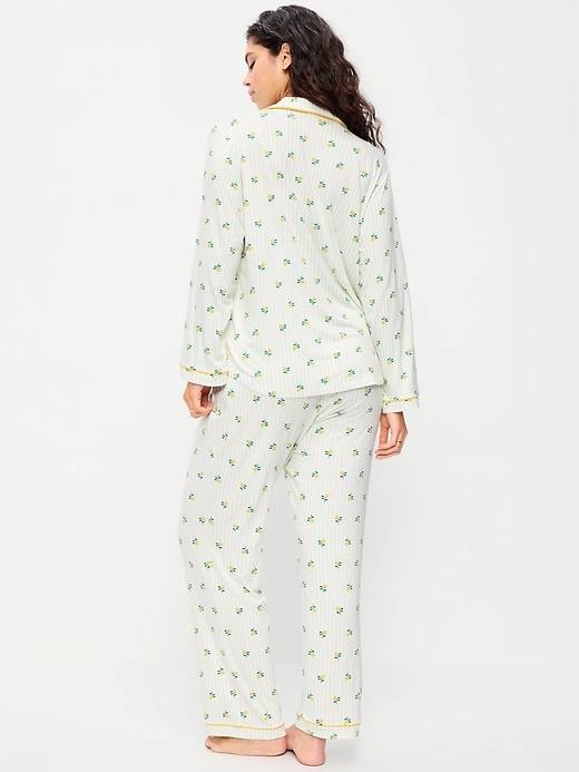 Image number 6 showing, Sunday Sleep Knit Jersey Pant Set