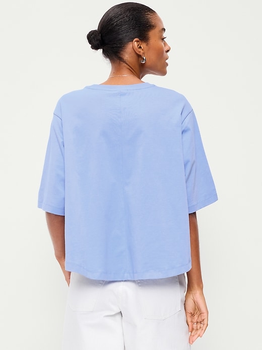 Image number 2 showing, Short-Sleeve Trapeze T-Shirt