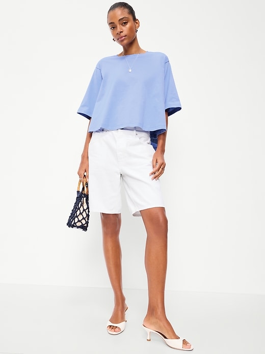 Image number 3 showing, Short-Sleeve Trapeze T-Shirt