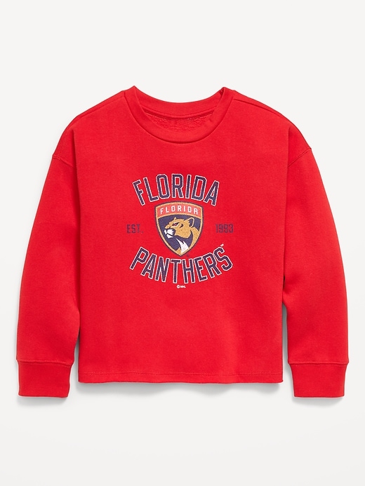 Image number 1 showing, NHL Graphic Sweatshirt for Girls