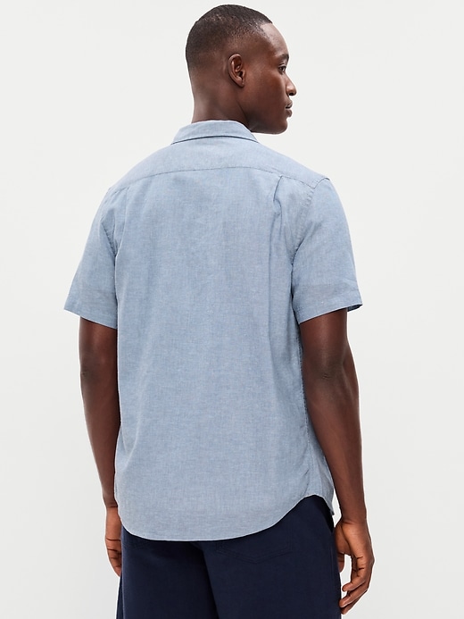 Image number 2 showing, Classic Fit Everyday Linen-Blend Shirt