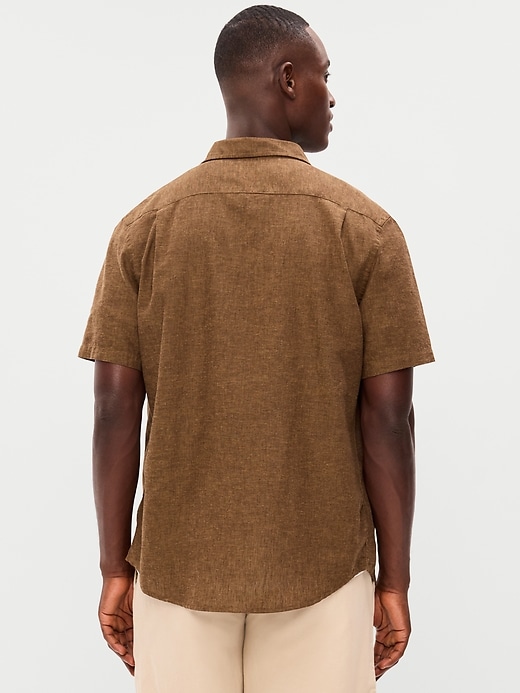 Image number 2 showing, Classic Fit Everyday Linen-Blend Shirt
