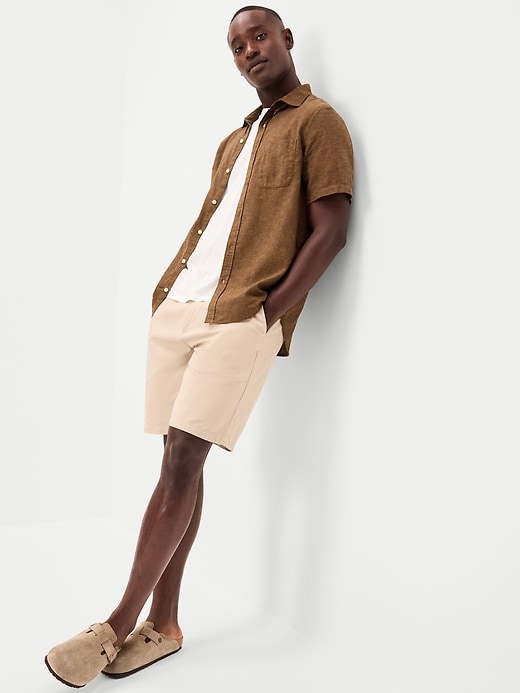 Image number 3 showing, Classic Fit Everyday Linen-Blend Shirt