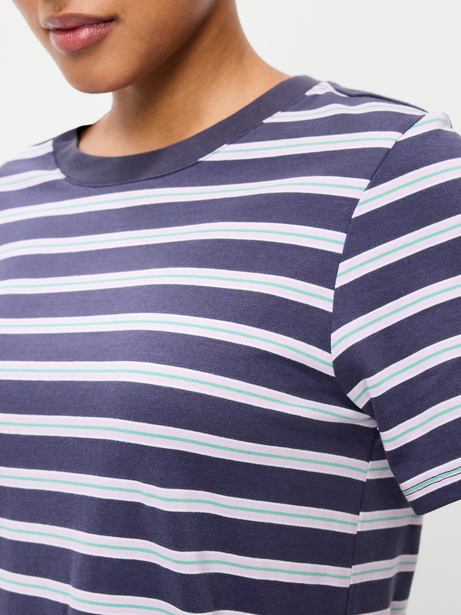 Image number 3 showing, Vintage Crew-Neck Mini T-Shirt Dress