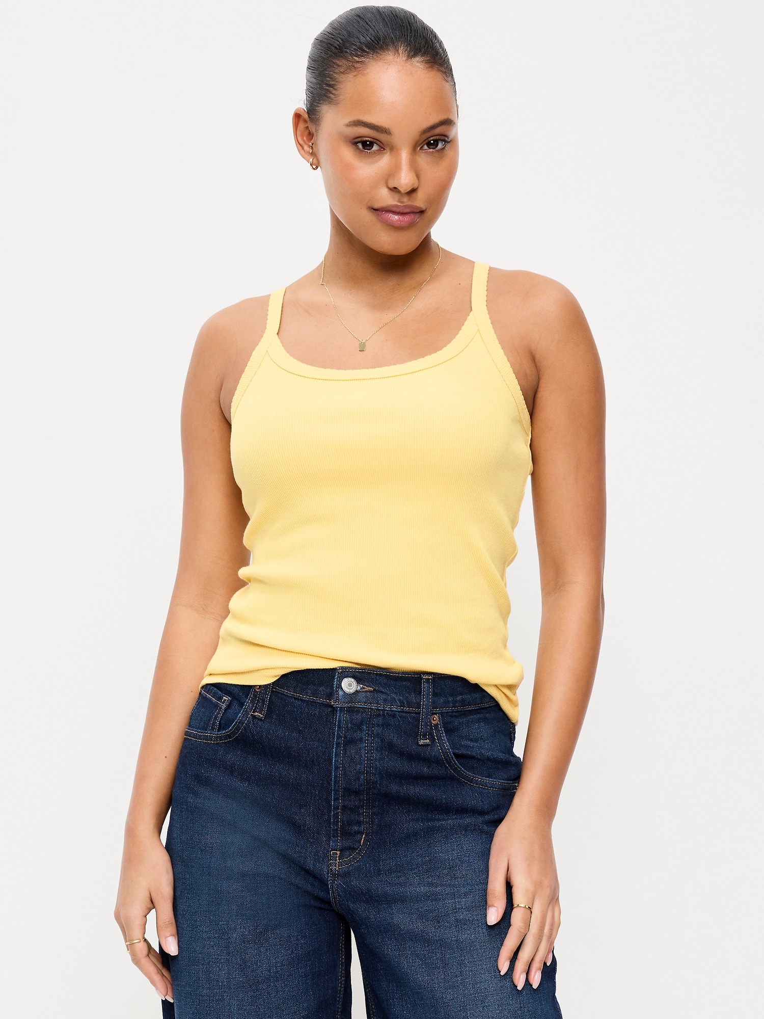 Slim-Fit Rib-Knit Tank Tops for Women | Old Navy