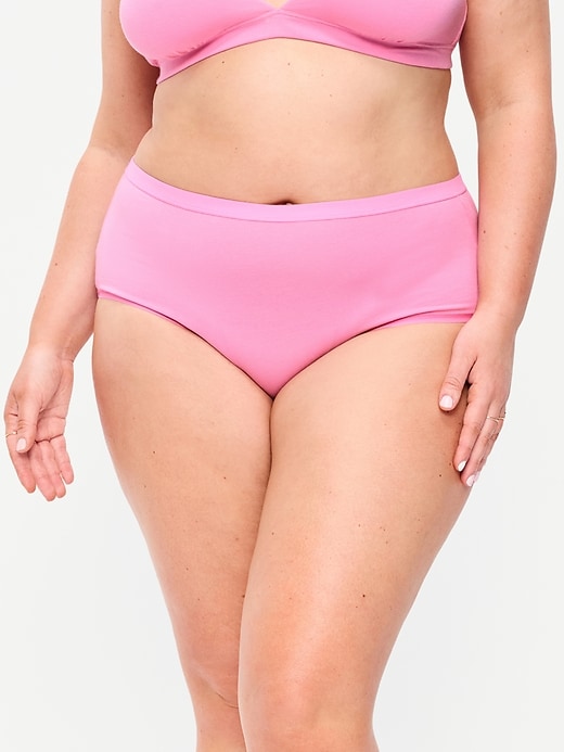 Image number 6 showing, High-Waisted Everyday Brief Cotton Underwear