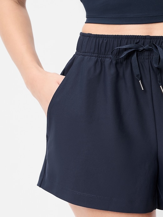 Image number 3 showing, High-Waisted PowerSoft Shorts -- 3.5-inch inseam