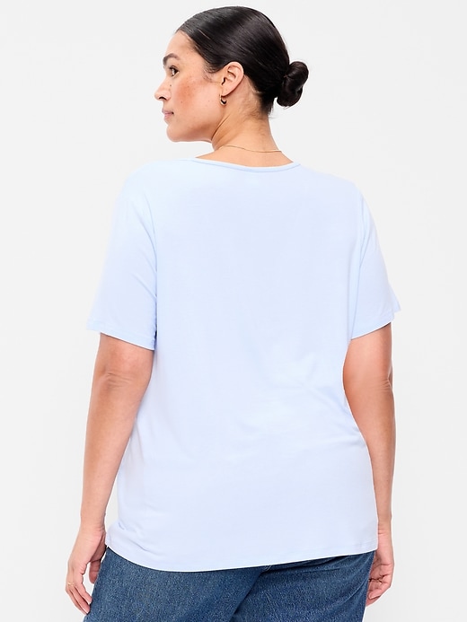 Image number 6 showing, Luxe V-Neck T-Shirt