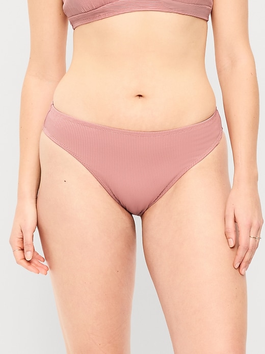 Image number 5 showing, Mid-Rise Bikini Swim Bottoms