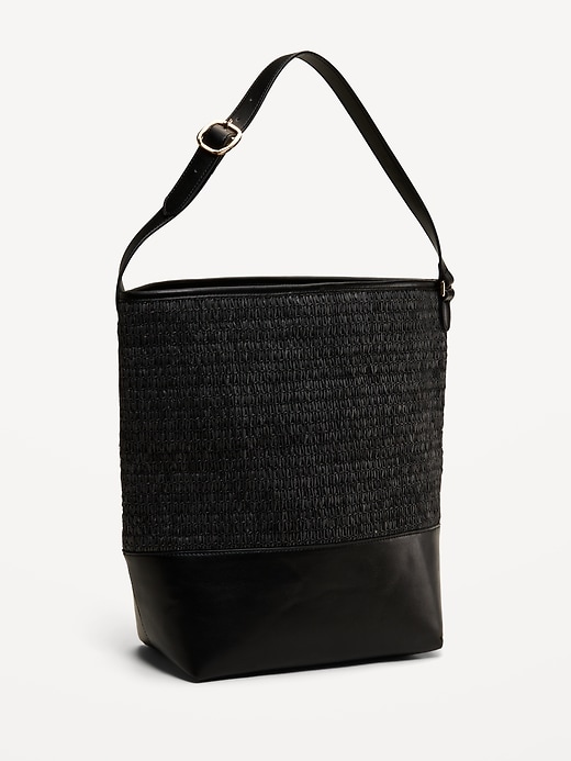 Image number 1 showing, Large Preppy Bucket Bag