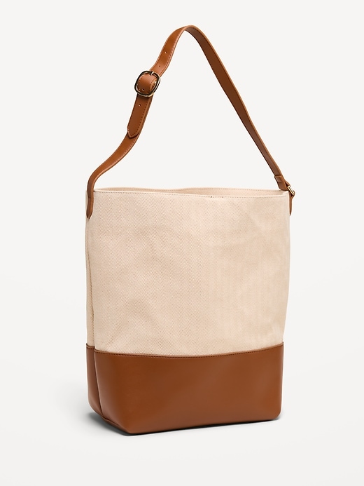 Image number 1 showing, Large Preppy Bucket Bag