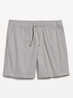 Twill Jogger Shorts -- 7-inch inseam