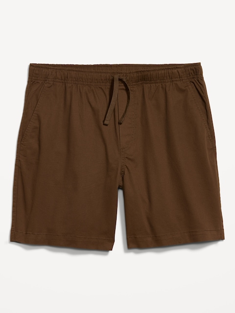 Twill Jogger Shorts -- 7-inch inseam