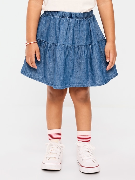 Image number 5 showing, Jean Skort for Toddler Girls