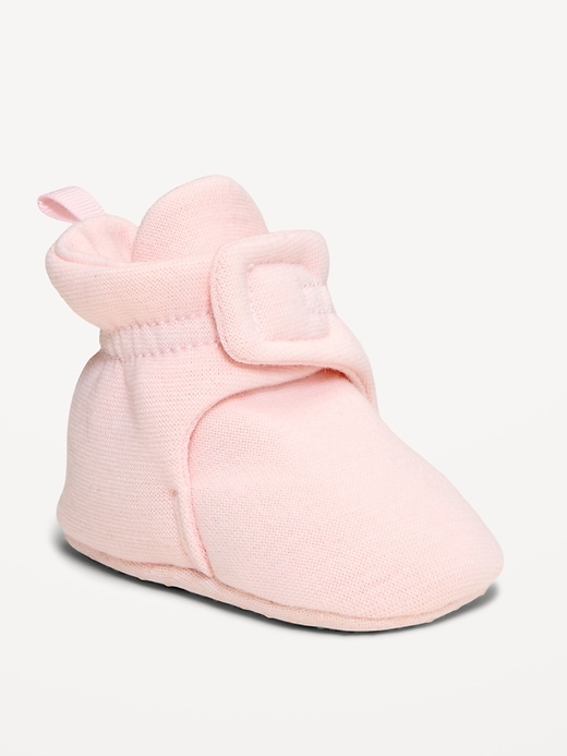 Image number 1 showing, Jersey-Knit Booties for Baby