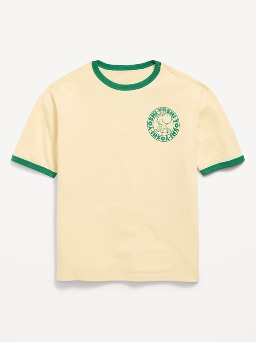 Image number 1 showing, Super Mario™ Oversized Gender-Neutral Graphic T-Shirt for Kids