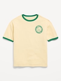 Image number 1 showing, Super Mario™ Oversized Gender-Neutral Graphic T-Shirt for Kids