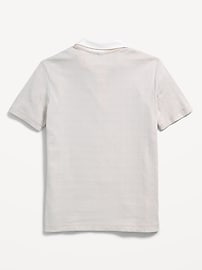 Image number 3 showing, Short-Sleeve Quarter-Zip Polo Shirt for Boys