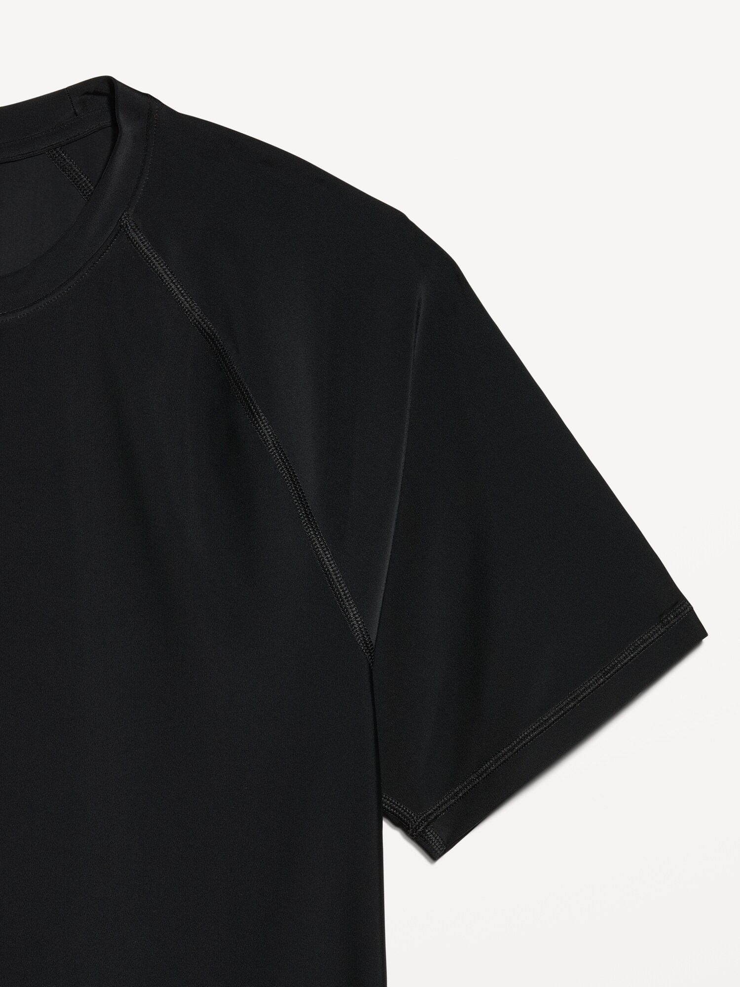 Рашгард Raglan-Sleeve для мужчин — Old Navy, цвет: Чёрный — фото 3