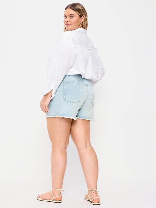 Image number 8 showing, High-Waisted OG Jean Shorts -- 4-inch inseam