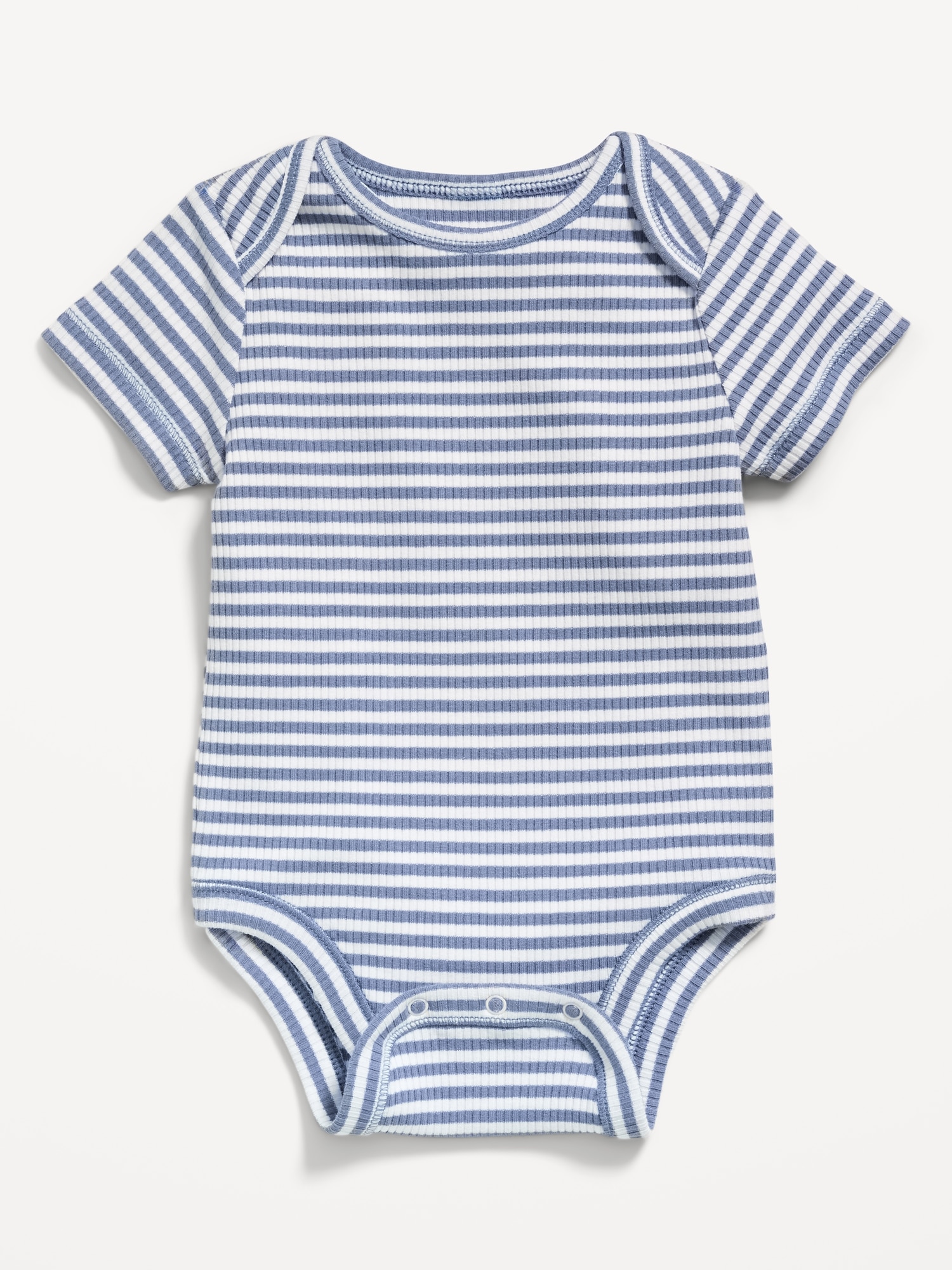 Short-Sleeve Ribbed Bodysuit for Baby