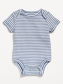 Image number 1 showing, Short-Sleeve Ribbed Bodysuit for Baby