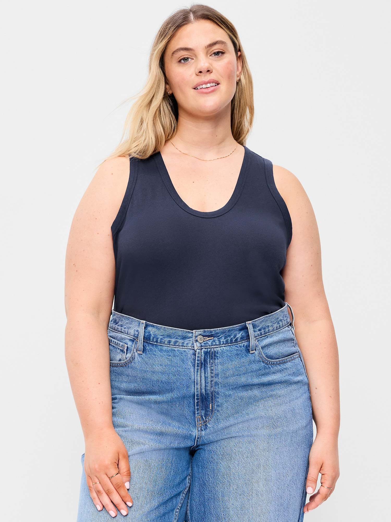 Image number 7 showing, Relaxed Scoop-Neck Tank Top