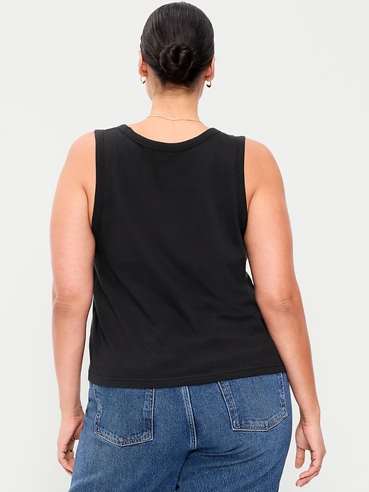 Image number 8 showing, Relaxed Scoop-Neck Tank Top