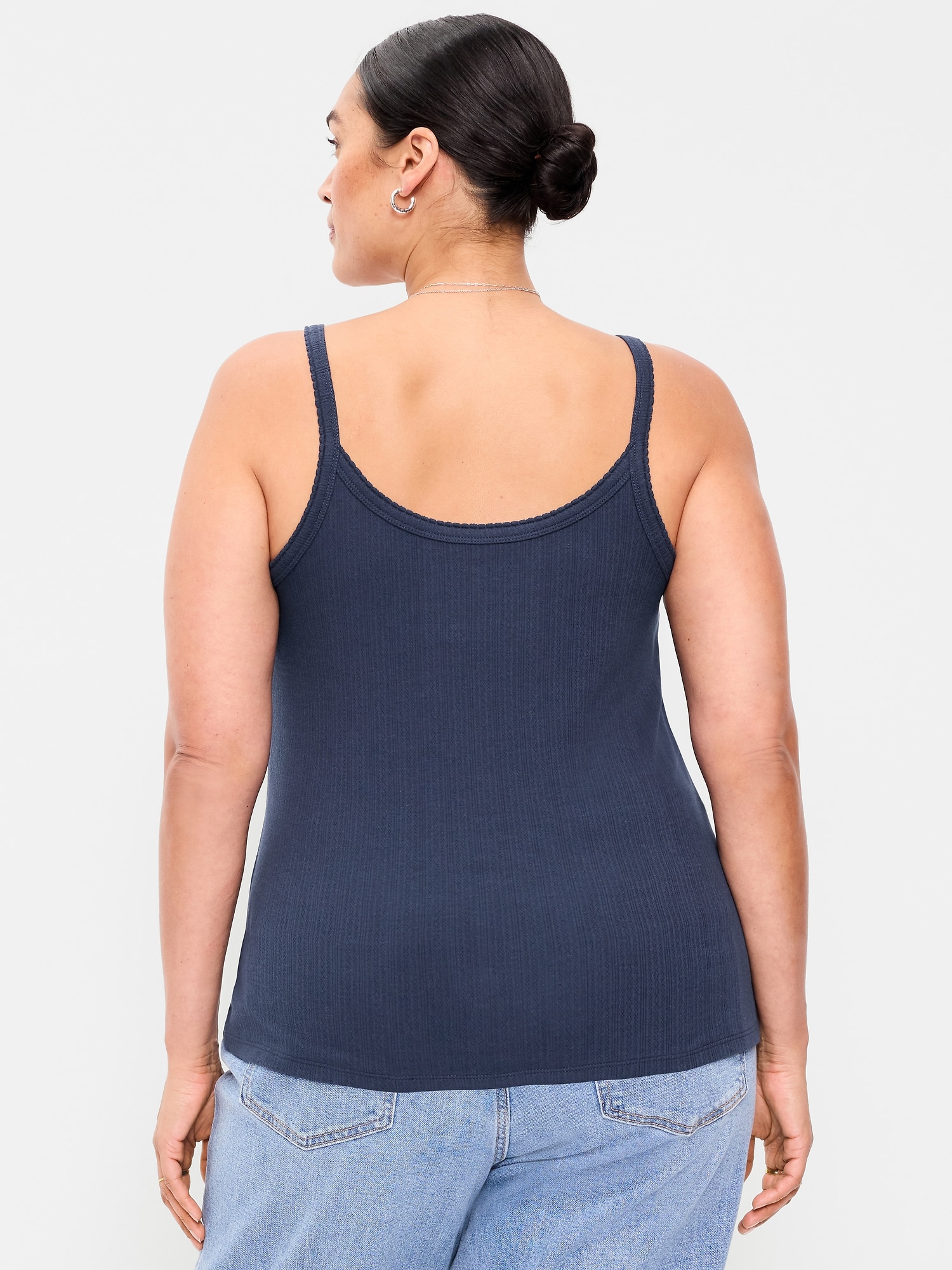 Pointelle Cami Tank Top
