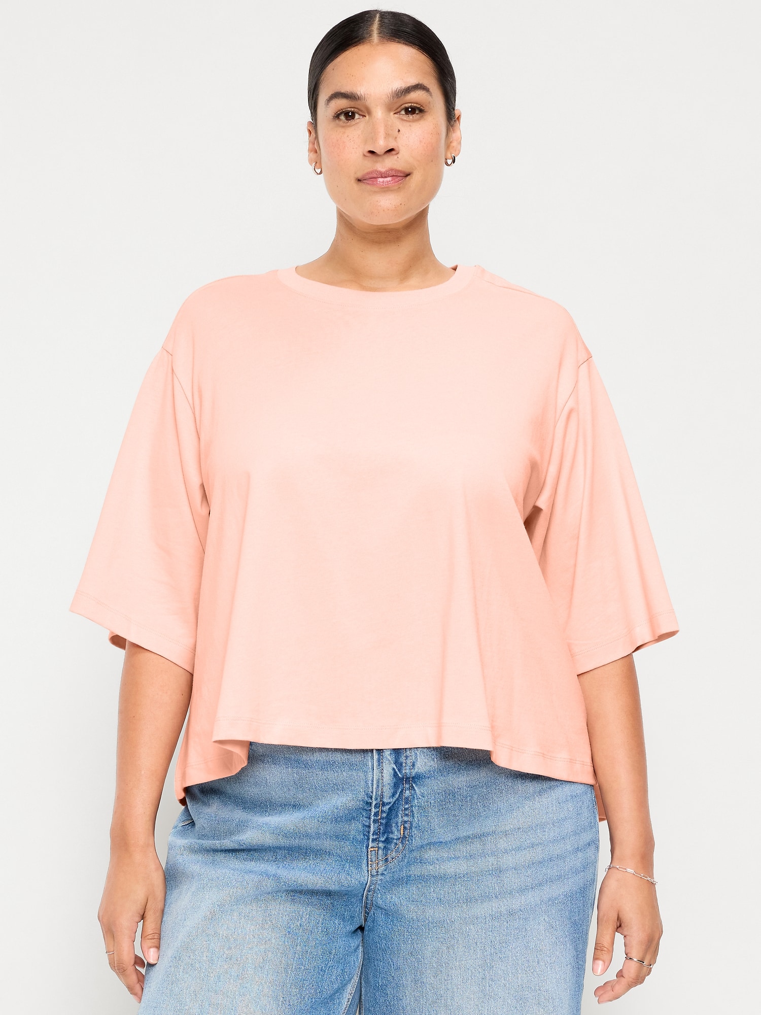 Short-Sleeve Trapeze T-Shirt