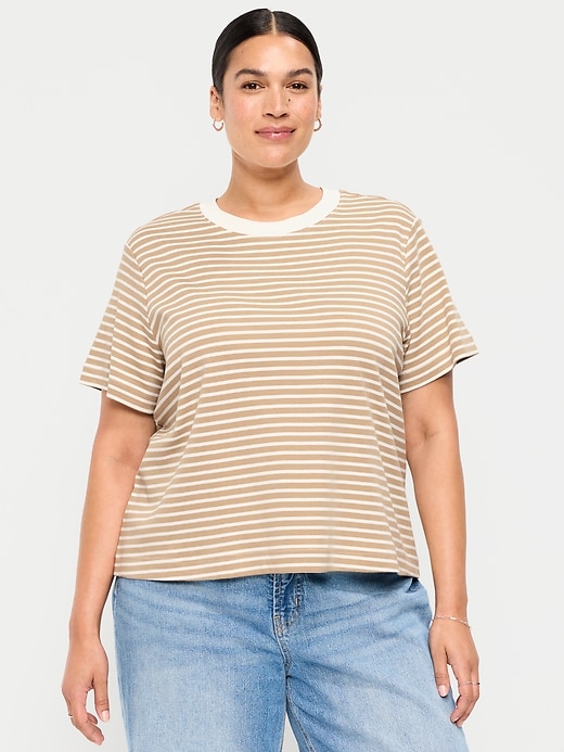 Image number 7 showing, Relaxed Heavyweight Crew-Neck T-Shirt