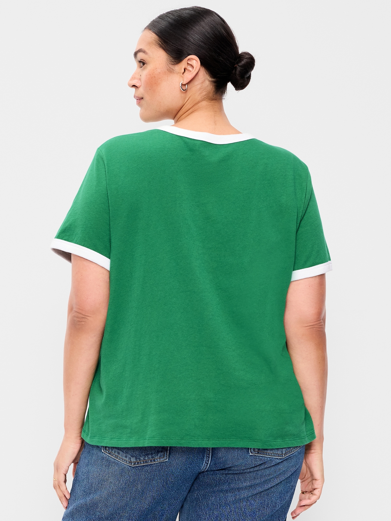 EveryWear Crew-Neck Graphic Ringer T-Shirt