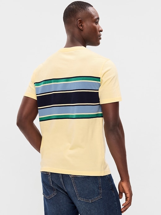 Image number 2 showing, Crew-Neck Striped T-Shirt