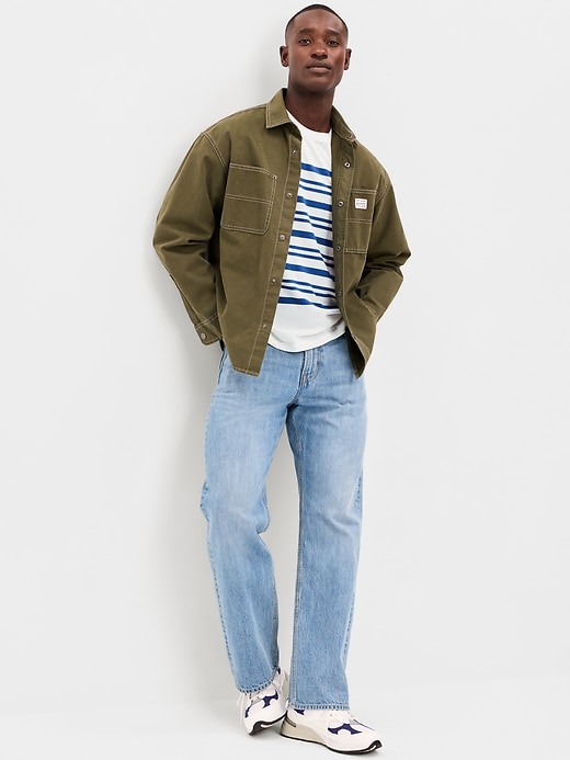 Image number 3 showing, Crew-Neck Striped T-Shirt