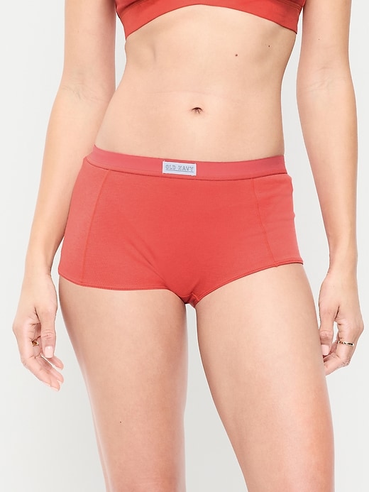 Image number 1 showing, Ribbed Hipster Underwear