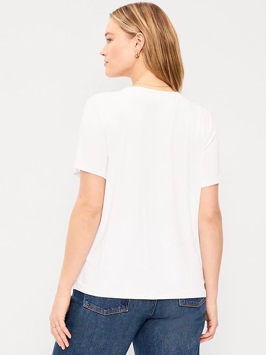 Image number 6 showing, Luxe V-Neck T-Shirt