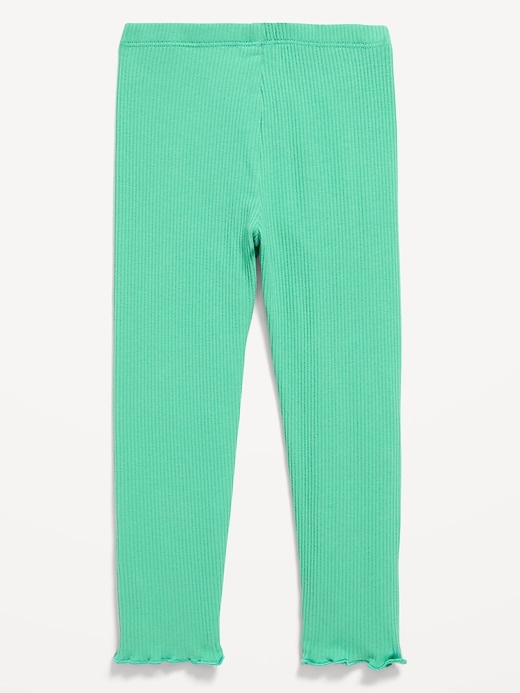 Image number 2 showing, Rib-Knit Full-Length Leggings for Toddler Girls