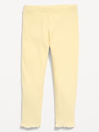 Image number 1 showing, Rib-Knit Full-Length Leggings for Toddler Girls