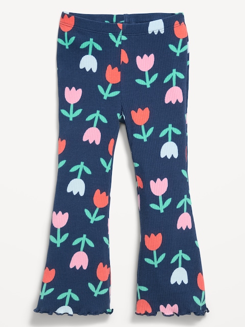 Ribbed Flare Leggings for Toddler Girls