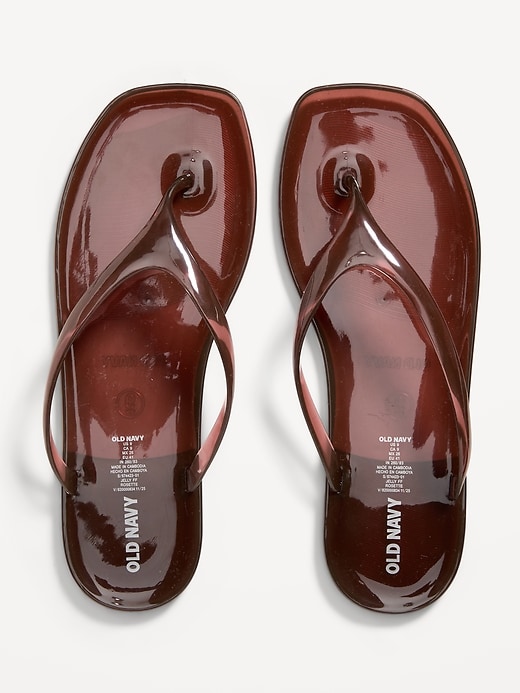 Image number 1 showing, Flip-Flop Jelly Sandals for Women