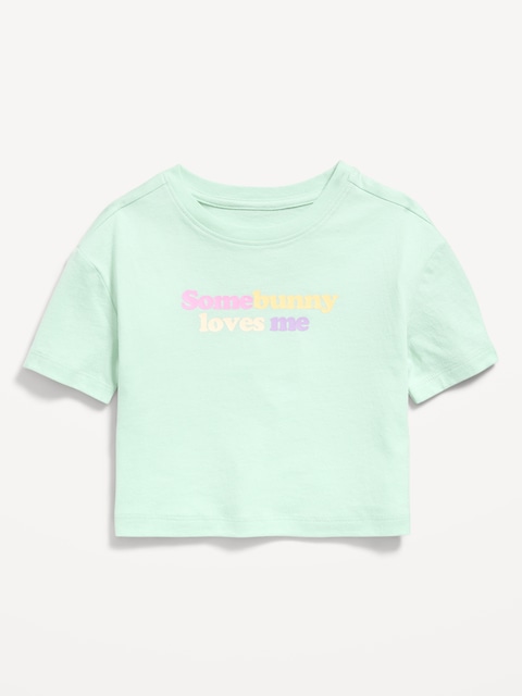 Short-Sleeve Boxy Graphic T-Shirt for Toddler Girls
