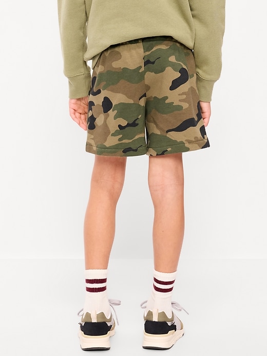 Image number 2 showing, Below Knee Logo-Graphic Fleece Jogger Shorts for Boys