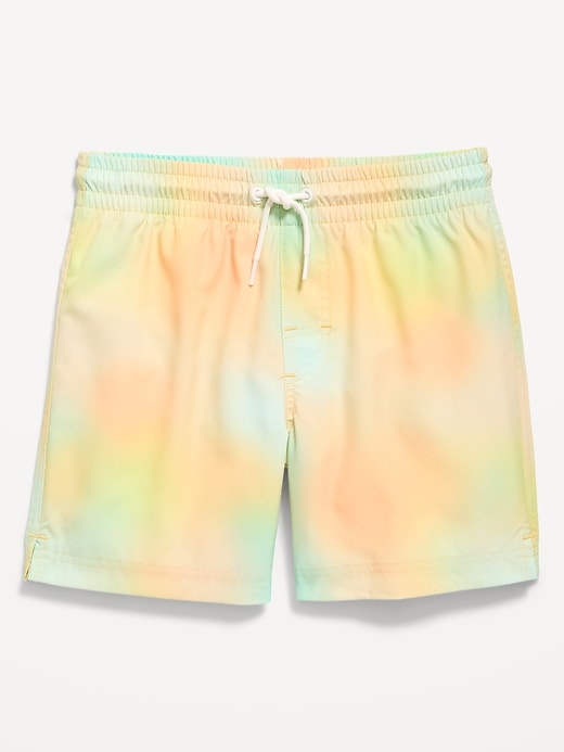 Image number 1 showing, Printed Swim Trunks for Boys