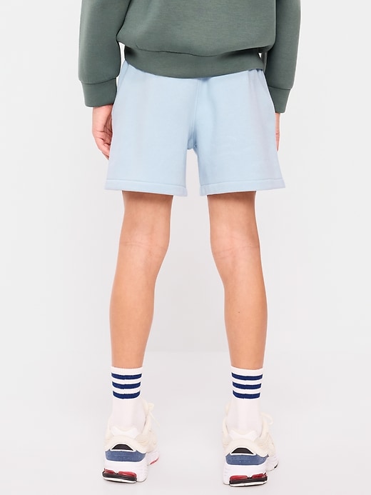 Image number 2 showing, Below Knee Logo-Graphic Fleece Jogger Shorts for Boys
