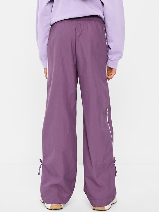 Image number 2 showing, High-Waisted Bow Parachute Pants for Girls