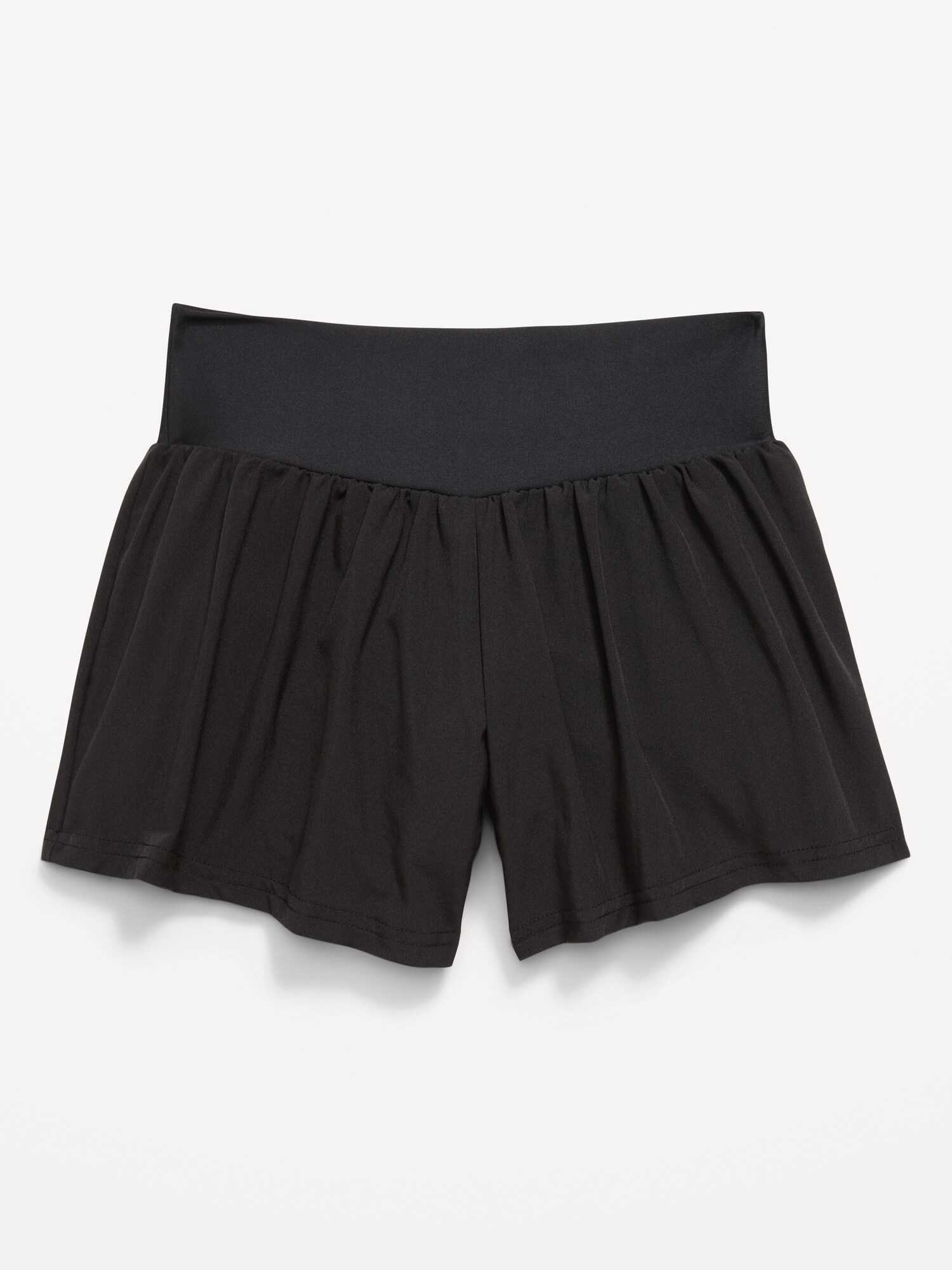 Шорты Old Navy High-Waisted StretchTech Performance Shorts для девочек, цвет: Чёрный — фото 4