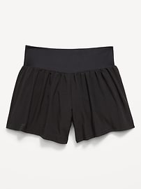 Image number 2 showing, High-Waisted StretchTech Performance Shorts for Girls